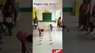 paper cup activity/teacher creation for kids #viral #shorts #subscribe #youtubeshorts #innovation