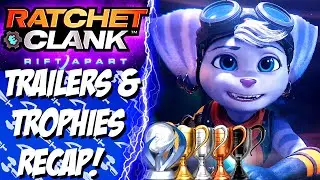 Ratchet & Clank: Rift Apart - [MINOR SPOILERS] Planet & Story Trailer Breakdowns + Trophies List