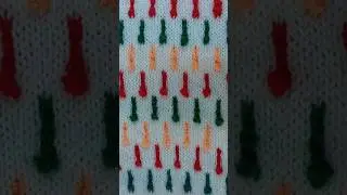 Multi colour sweater design ! shorts #knittig #diy #viral #orgu #tejer #art #bunai