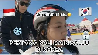 MAIN PROSOTAN ES DAN ICE SKATING DI KOREA🥰🇰🇷 (SAYANGNYA SALJUNYA BUATAN🥴)