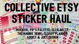 ETSY STORE PLANNER STICKER HAUL | AUSSIEHAPPYPLANNER