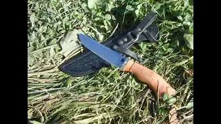 Кований ніж з уламків трофейного кулемета ПКМ