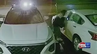 Police searching for man caught on camera stealing from Cranston resident&rsquo;s car