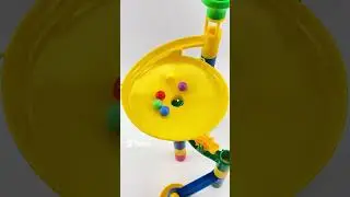 ASMR Color Sorting Wooden Balls | Satisfying Bowl of Wood Marbles & Colorful Cups Reverse #asmr