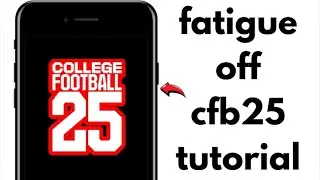 КАК СНЯТЬ УСТАЛОСТЬ В COLLEGE FOOTBALL 25 (ПОЛНОЕ РУКОВОДСТВО НА 2026 ГОД)