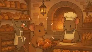 🧁 Cozy Mouse Bakery 🐭 | Lofi Chill Beats to Relax/Study/Chat 🍞✨ (Cute Animated Ambience)