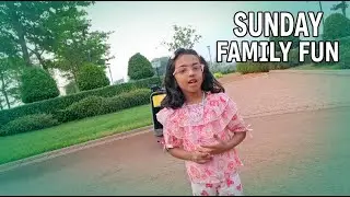 Sunday Fun in Our Lawn 🌿🎉 | Family Time Vlog | V2 SisterShow