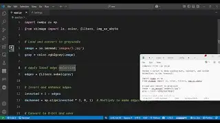 Python 3 Sci-kit Library Script to Cartoonify & Draw Pencil Sketch of Image File Using NumPy