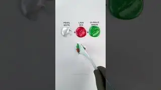 White Red Green Color Mixing #colormixing