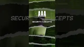 AAA - Security+ - Authentication, Authorization, Accounting