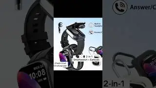 The Smartwatch That Comes With Built-In Earbuds! | 2-in-1 Tech Gadget 2025 Smartwatch #techgadgets