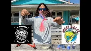 Rigging Short Rigger Tackle Wahoo Proofed Dead Ballyhoo Battle Axes on Mono