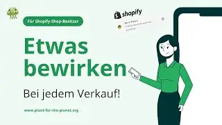 Pflanze B&auml;ume mit jedem Verkauf | Plant-for-the-Planet Shopify App