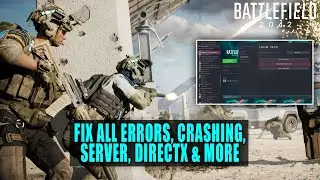 Battlefield 2042: Fix all Errors, Crashing Errors, Server Errors, DirectX Errors and More