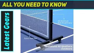 A11N SPORTS Aluminum Tournament Pickleball Net: Unrivaled Pro Performance!