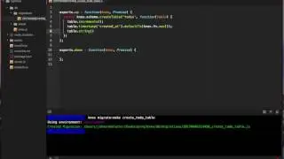 AngularJS/Node/Express/Knex -4 - DB Migration and Seeding