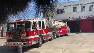 OCFA Truck 75 returning