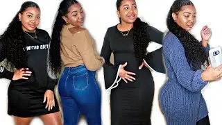 Fall Into Winter TRY ON CLOTHING HAUL ft. Boohoo