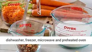 new Pyrex Glass Measuring Cup Set 3 Piece, Microwave and Oven Safe,Clear Best Price