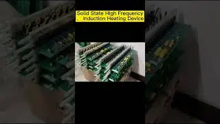 Solid state high frequency induction heating device