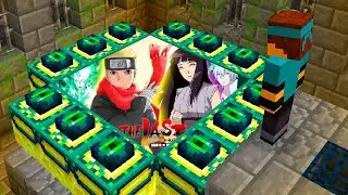 minecraft mas... Portal para o mundo de Naruto The Last