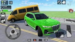 BMW X7 (Green) Simulator Offroad 4x4 // X7 Simulator #2 - Android Gameplay FHD
