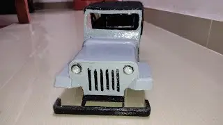 Handmade Miniature Jeep Making (Part 1)