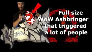 Full size WoW shattered Ashbringer (making of, how to blueprints and huge trigger)