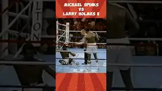 Larry Holmes Vs Michael Spinks II - 1986 #boxing #larryholmes #heavyweightboxer