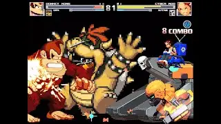 Donkey Kong & Koopa(Bowser) vs Cyber Woo & Blitztank