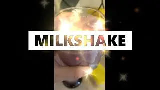 BANANA + BLACKCURRANT MILKSHAKE