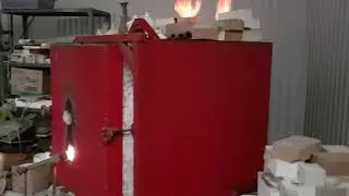 Ceramic gas kiln heavy reduction