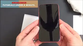 Easiest Way to FIT a SCREEN PROTECTOR on iPhone XR