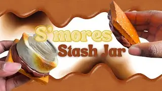 I Made a Hyper-Realistic S&rsquo;MORES Stash Jar 🍫🔥 | Polymer Clay Tutorial