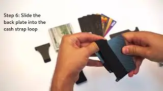 MouZie Card Holder Setup - Money Clip - Cash Strap