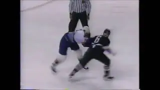 Bob Boughner vs Steve Leach, Sabres vs Blues, Greatest Hockey Fights #dropthegloves