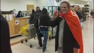 ESSELUNGA  SAN GIULIANO MILANESE. Protesta dei lavoratori