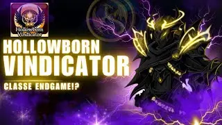 [AQW] Hollowborn Vindicator Review (One of the best FREE damage classes!!!)