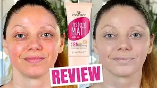 REVIEW FONDOTINTA ESSENCE + APPLICAZIONE / INSTANT MATT 18H FONDOTINTA COPRENTE ROSSORE!