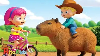 &iexcl;La Capibara Se Atasc&oacute;! Lola al Gran Rescate 🐮✨