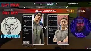 APEX DUOS BUT EVERY FIGHT IS A PUSH 😤🔥 | Team Brown Locks In