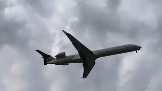 Lufthansa CRJ900 Landing at FMO Airport