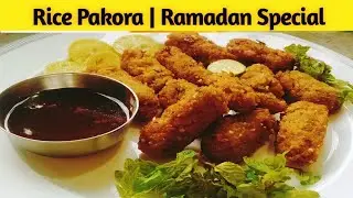 Rice Pakora| Leftover Rice Recipe| Crunchy Rice Snack