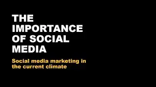 Business Response Episode 2 | Social Media Marketing in the Current Climate