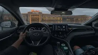 POV ASMR: Поездка в торговый центр Westfield Milford Mall на Toyota Camry 2021 года, 4K 60FPS!