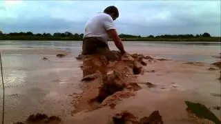 Baño de barro al natural