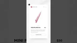 🪮MINI PLANCHA💎 #planchadecabello #hairstraightener