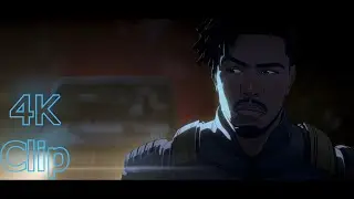 Eric Killmonger Kill The Klaw Scene | What If 01*06 4K Clip