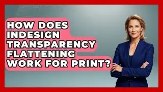 How Does InDesign Transparency Flattening Work For Print? - Design Tool Unlocked
