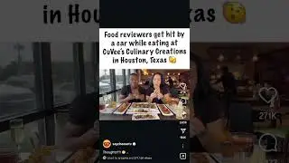 Car Crash Through Restaurant While couple eating🙆